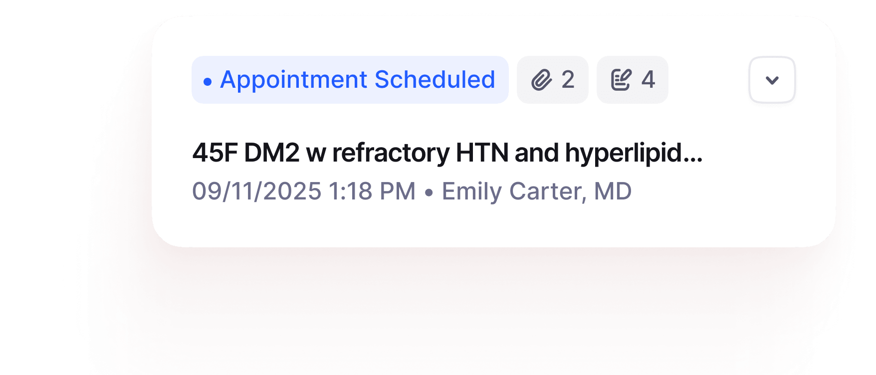 Appointment Scheduled